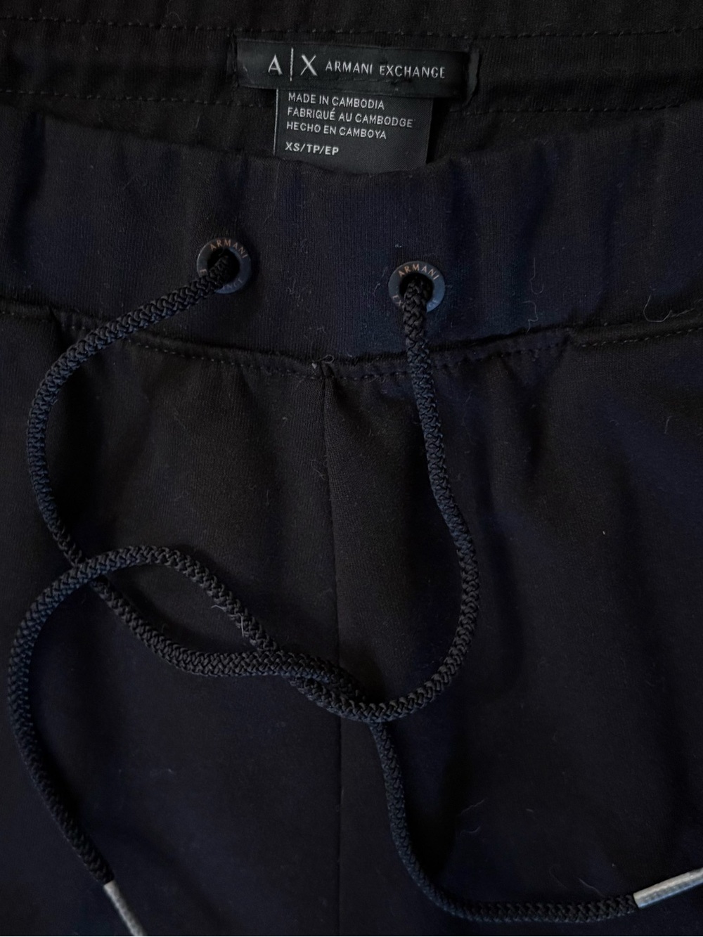 A/X Armani Exchange Women’s Black Drawstring Joggers size XS - Picture 8 of 11